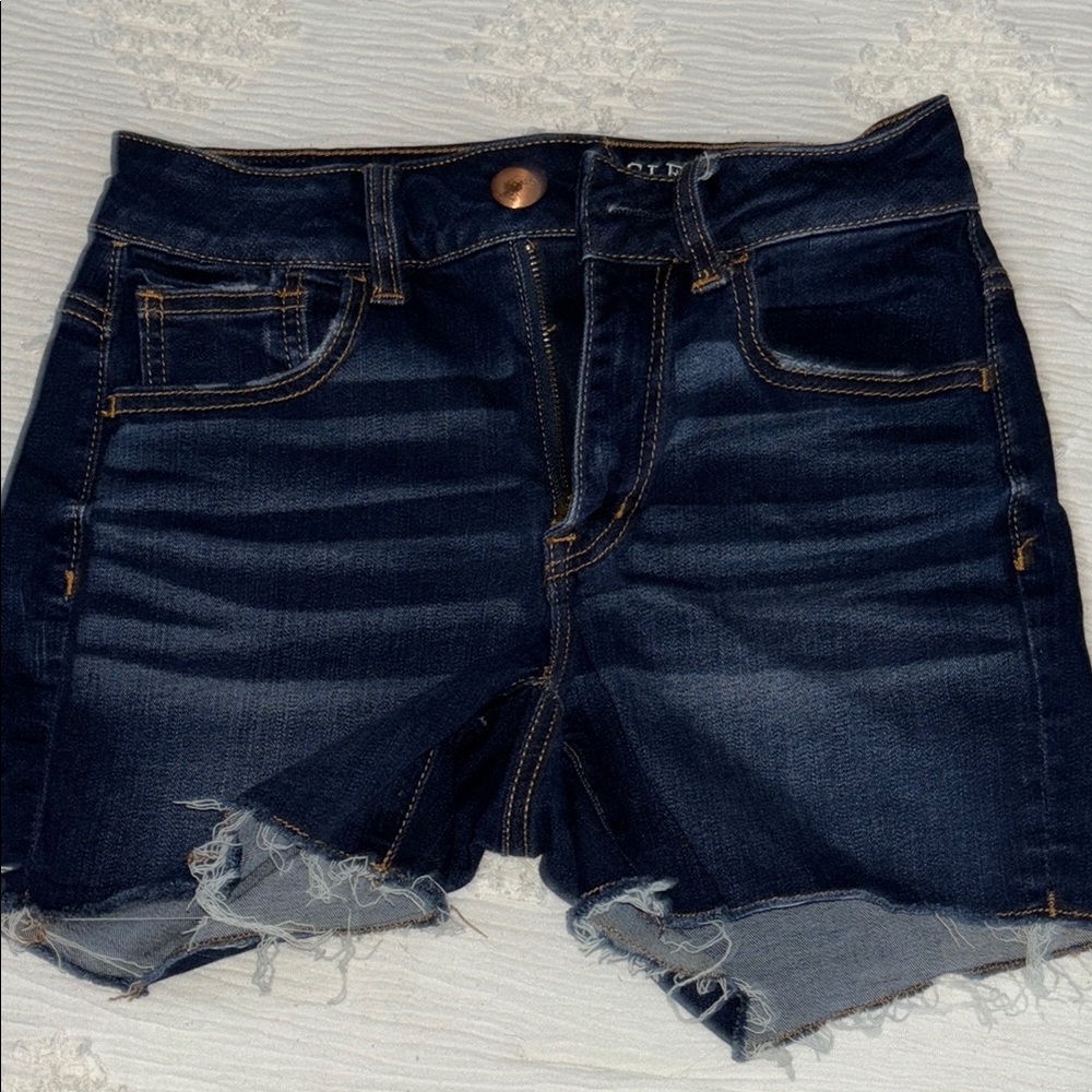 Dark American Eagle Outfitters Denim Blue Women's Shorts